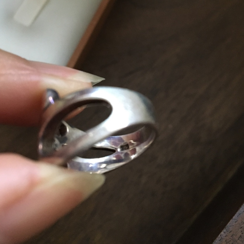 Solid Silver Ring - 925 Stamped - image 3